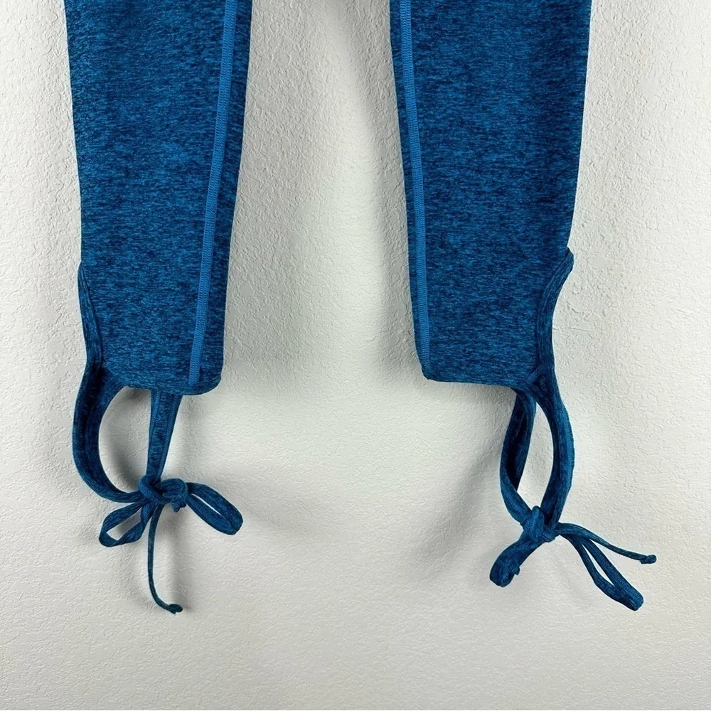 Beyond Yoga Blue Space Dye Tie Cropped Leggings Size 2
